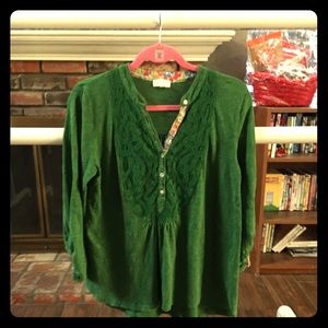 Anthropologie Knit Blouse by Meadow Rue